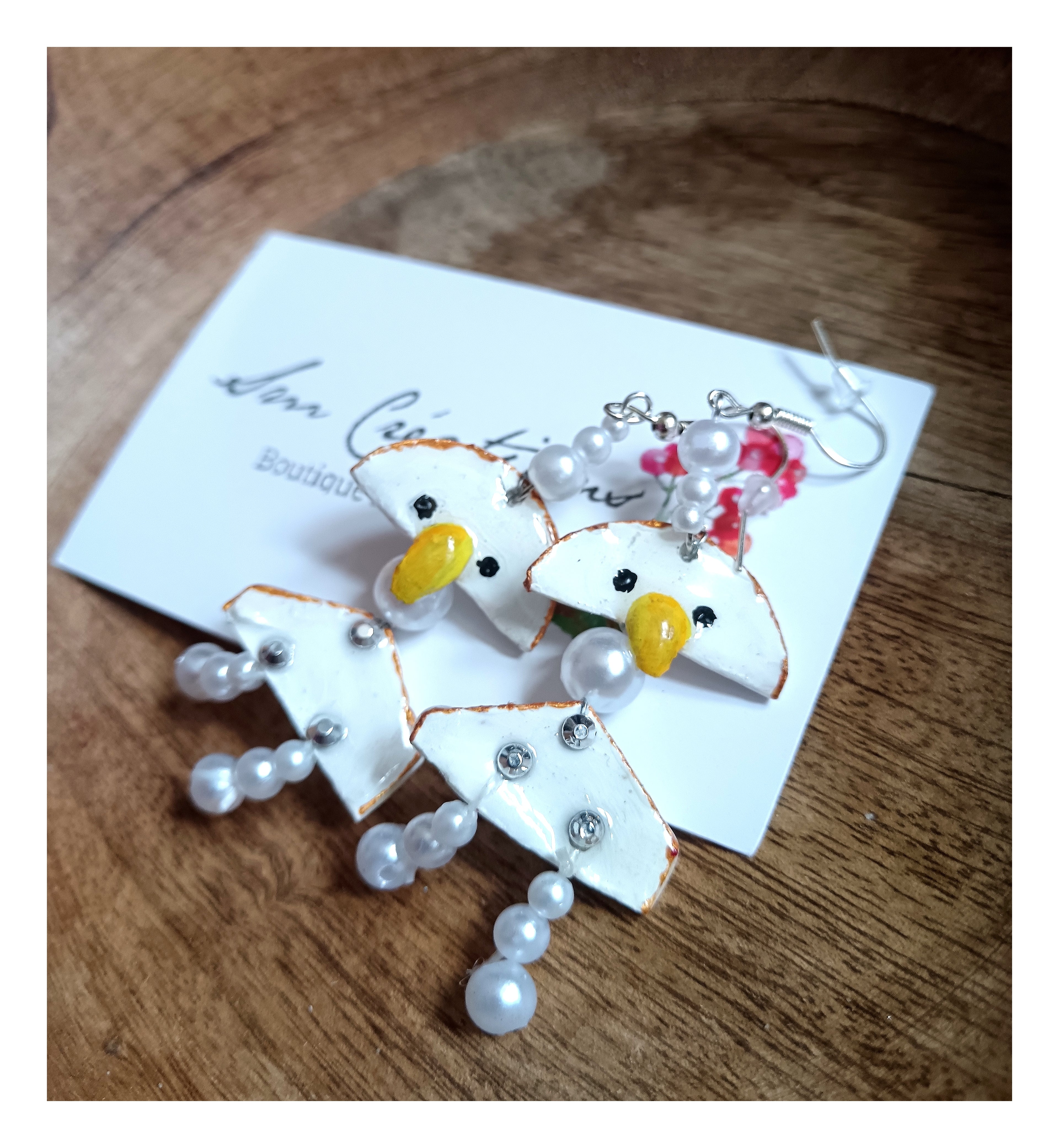 Boucle d'oreille artisanale | Arte| ''Piu Piu'' E25/26