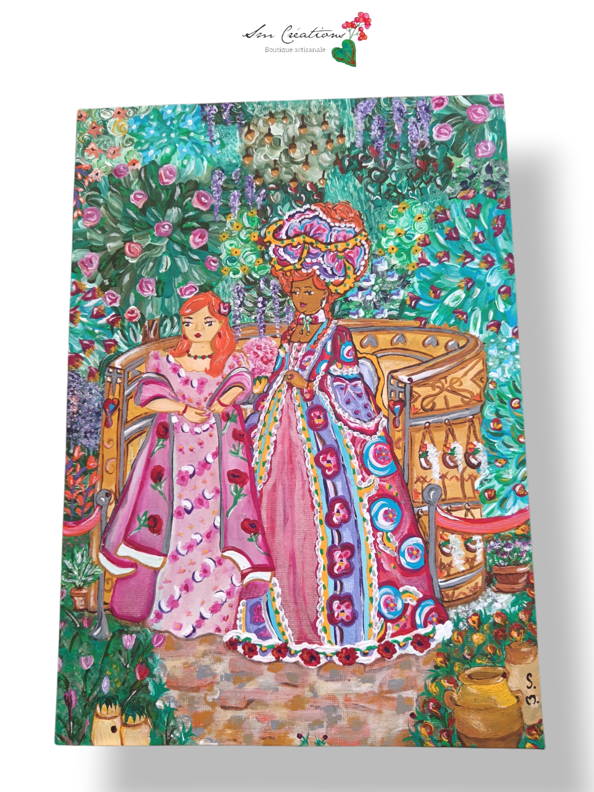 Tableau d'ambiance Art Lover ''Qui Lorraine?'' Exemplaire unique signé avec certificat d'authenticité/ Année 2026