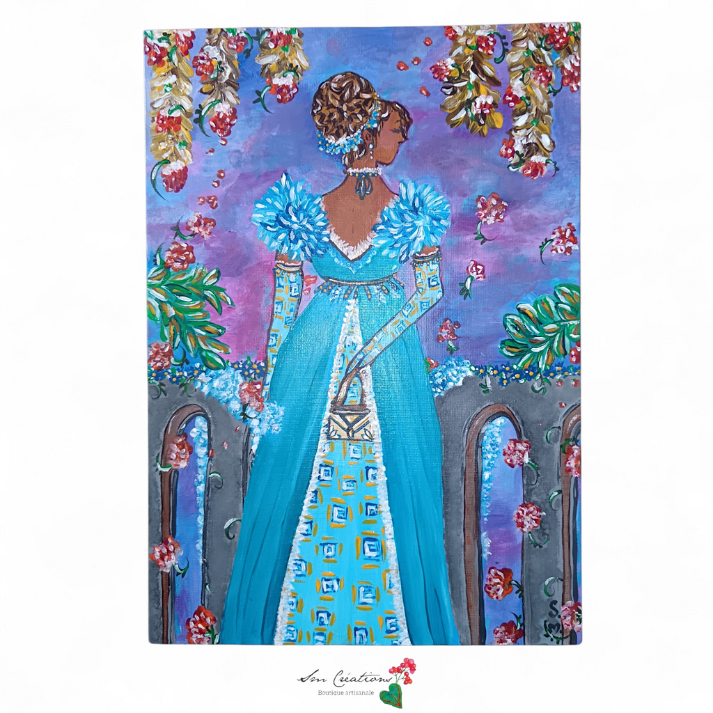 Tableau d'ambiance Art Lover ''Au delà du mur'' Exemplaire unique signé avec certificat d'authenticité/ Année 2026