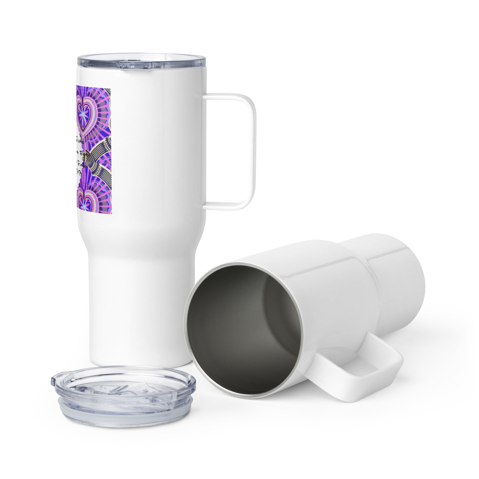 Mug avec anse Idees Cadeaux "Doux Messages" Maxi Format 25 oz - Design Personnage "Petite Mama"2025