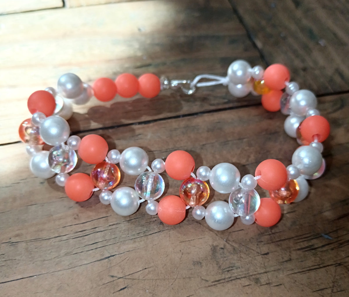 Bracelet Corail - Fabrication Artisanale Exemplaire unique