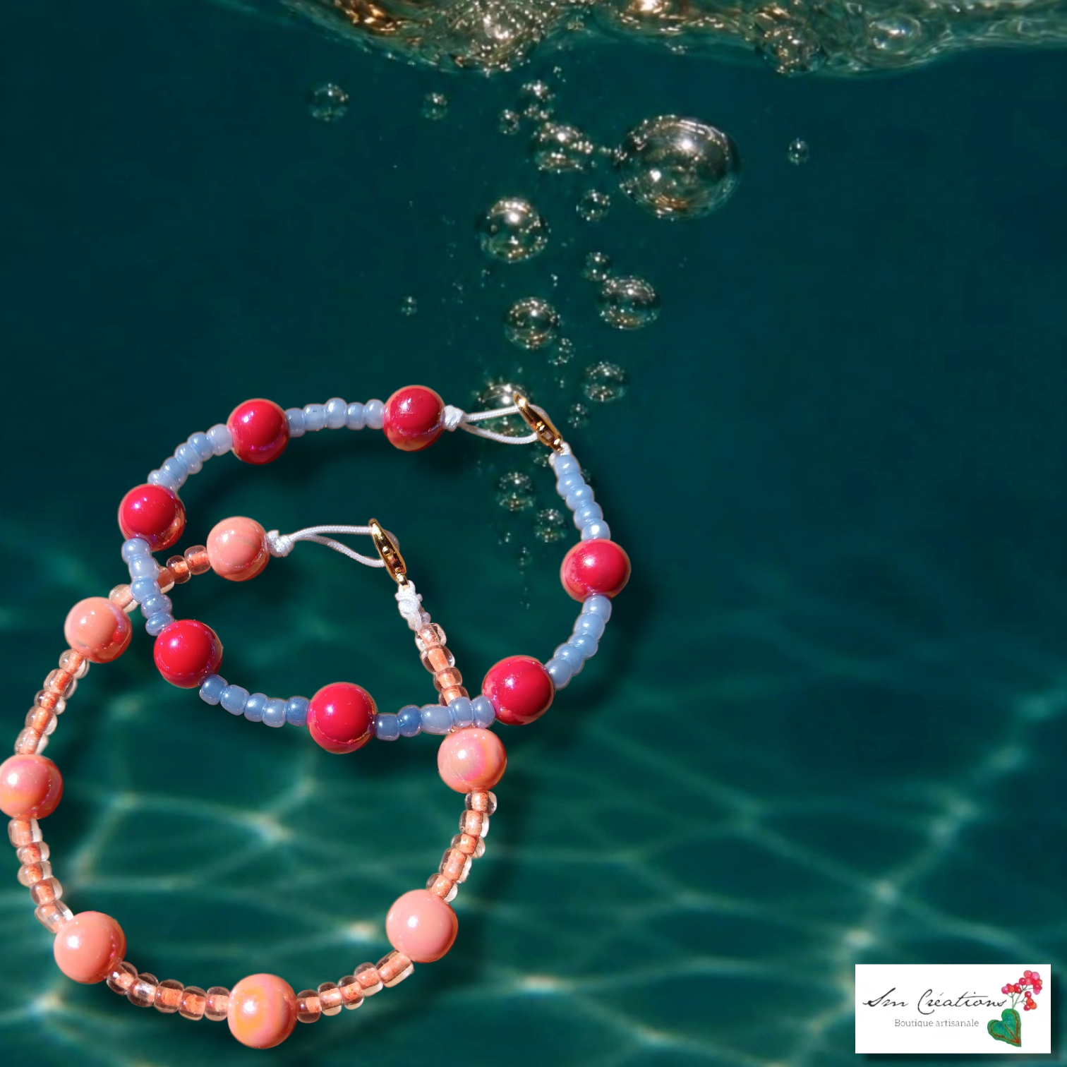 ✨ Bracelet artisanal en perles – Création originale