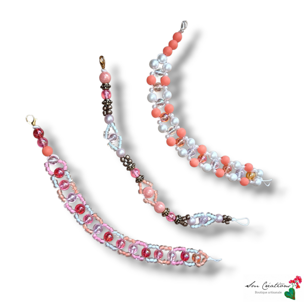Bracelet Corail - Fabrication Artisanale Exemplaire unique