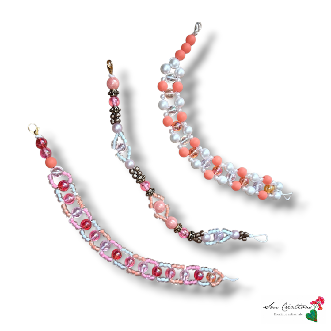 Bracelet Corail - Fabrication Artisanale Exemplaire unique
