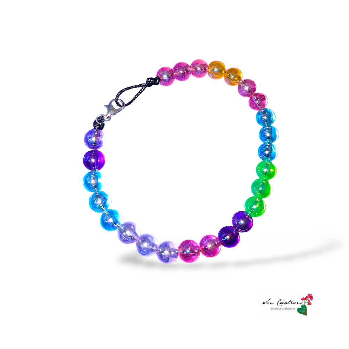 Bracelet Multi-Couleur irisé - Exemplaires uniques