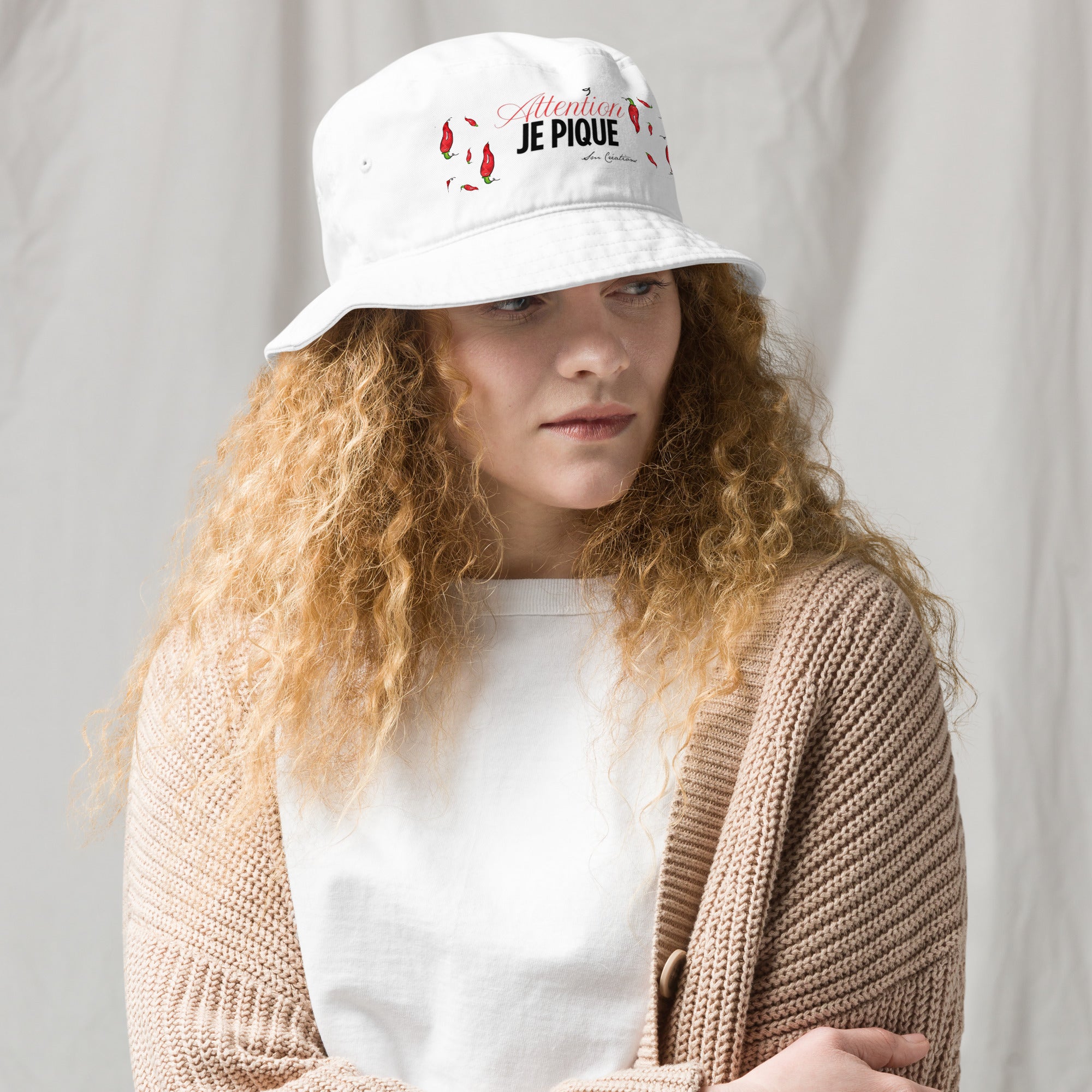 Bob écologique ''Attention je pique'' Design inédit 2025 Spring Summer