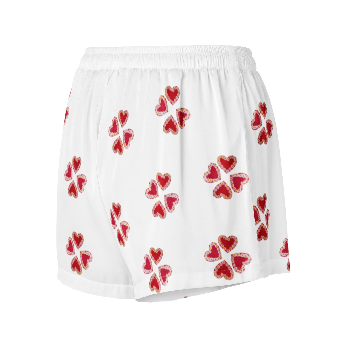 Short de pyjama pour femme " Fleur de coeur" Spring Summer Intemporel