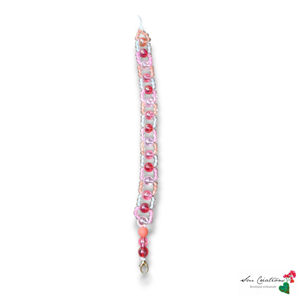 Bracelet Corail - Fabrication Artisanale Exemplaire unique