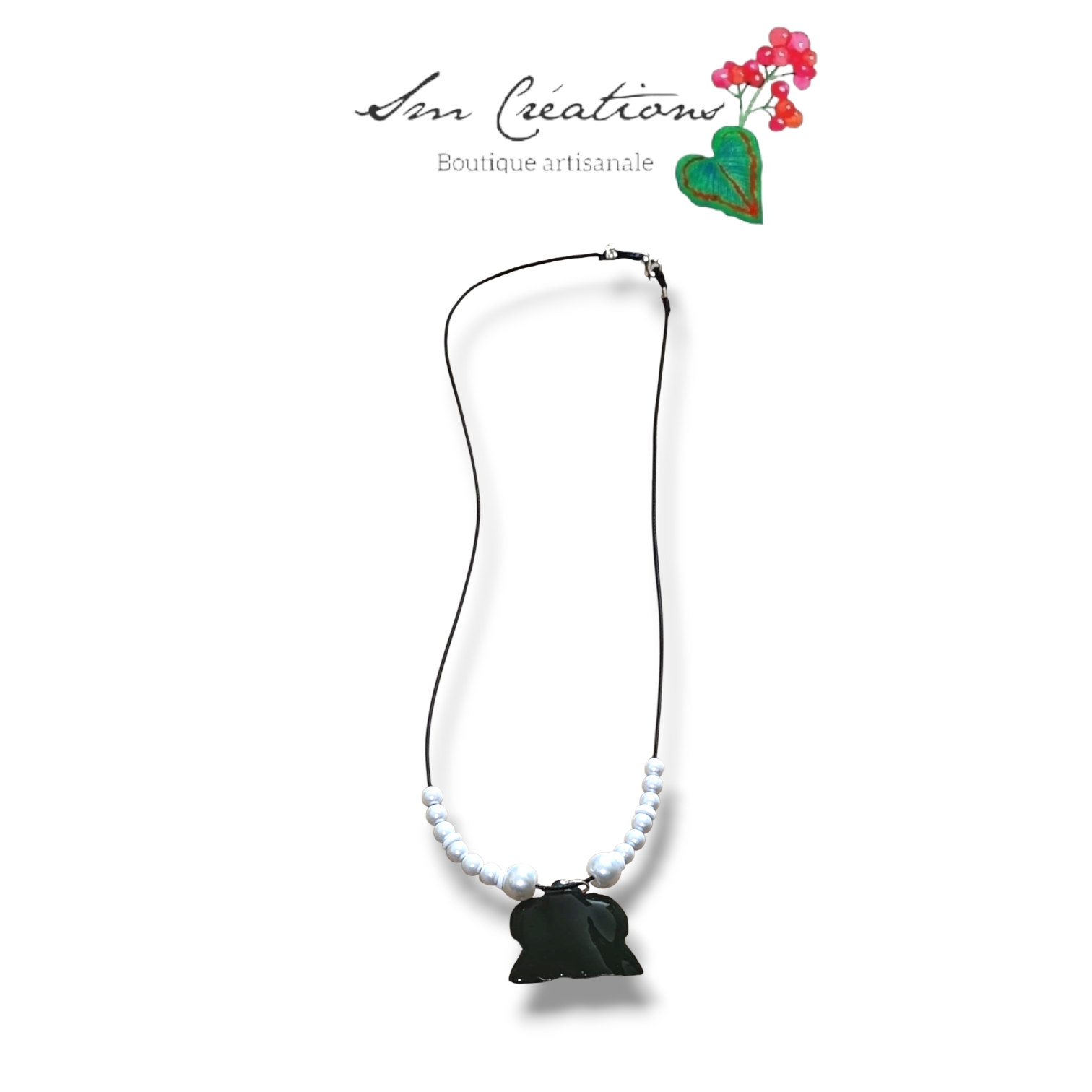 Collier Handmade ''Orchidée royale''