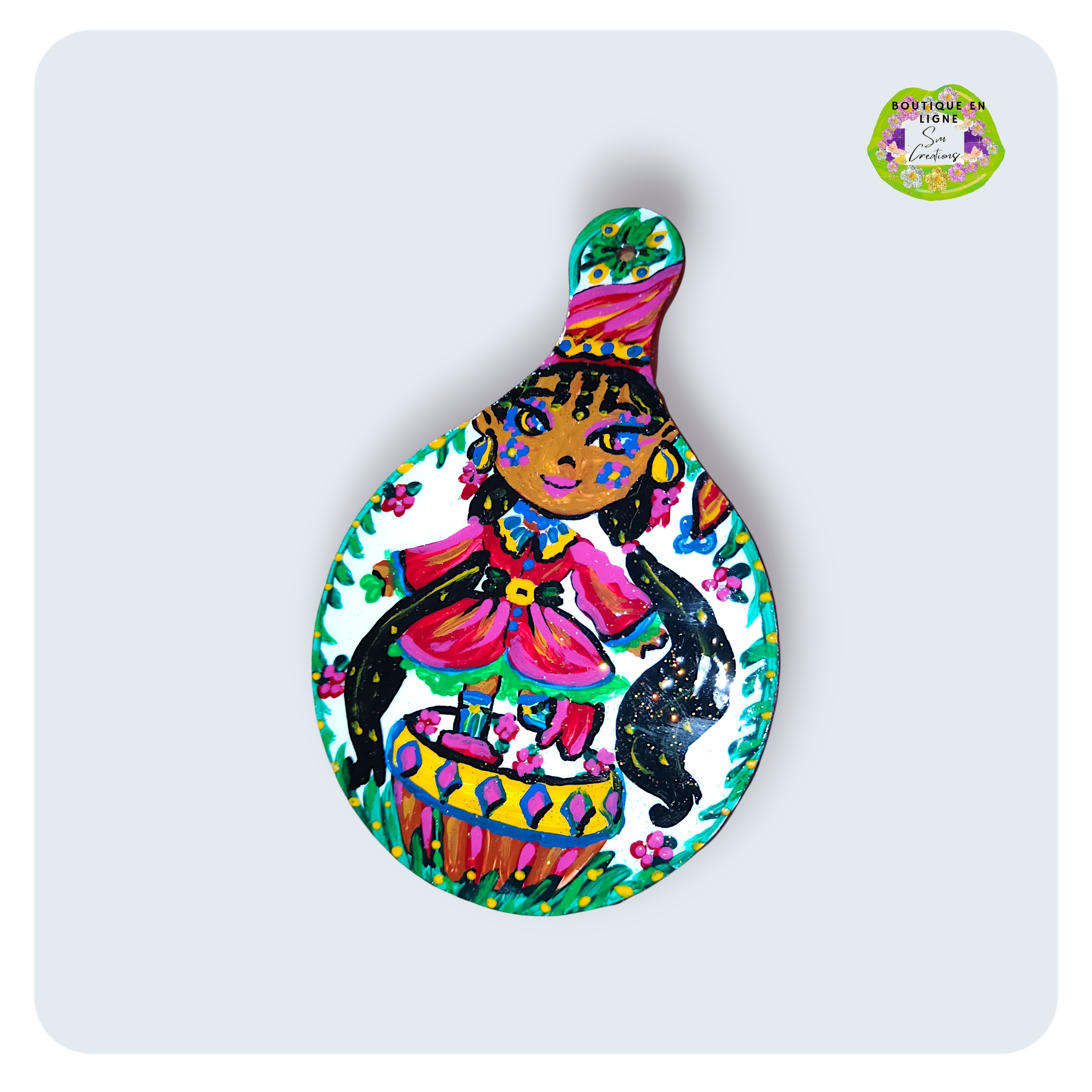 Peinture décoratif joviale ''Cavalcade Memories''| Signé Sm