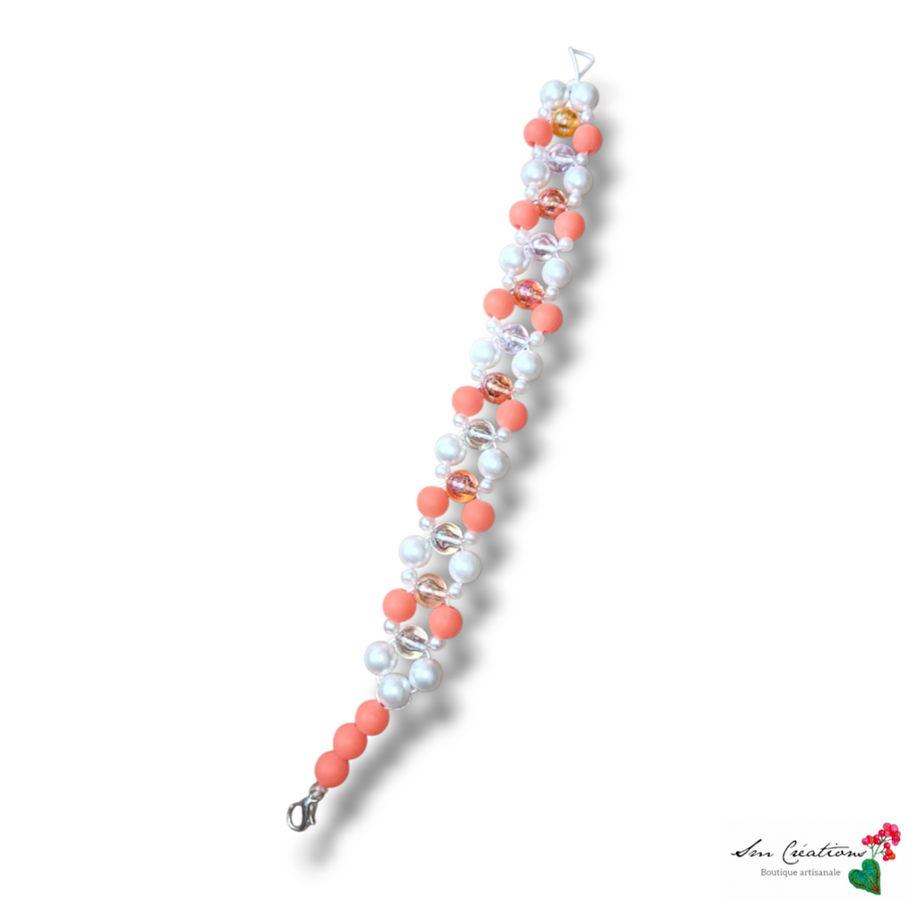 Bracelet Corail - Fabrication Artisanale Exemplaire unique