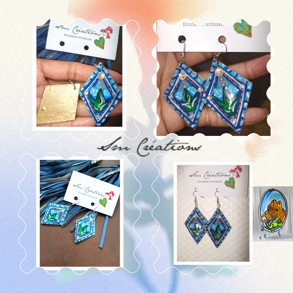 Boucle d'oreille Arte | 95%Naturel | Handmade with 💖