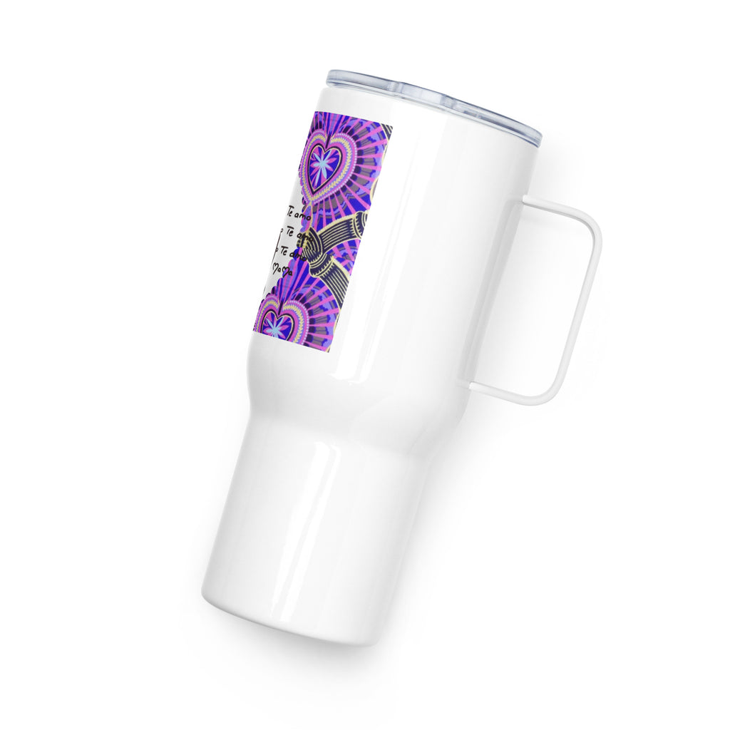 Mug Grande Taille 25oz avec anse Idees Cadeaux "Doux Message" Design Personnage "Petite Mama"2025