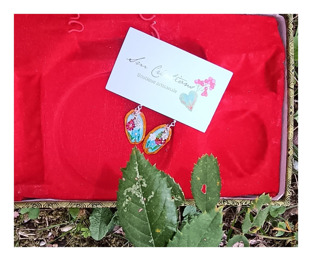 Boucle d'oreille Arte | ''Bouquet garnis''| 95% Naturelle