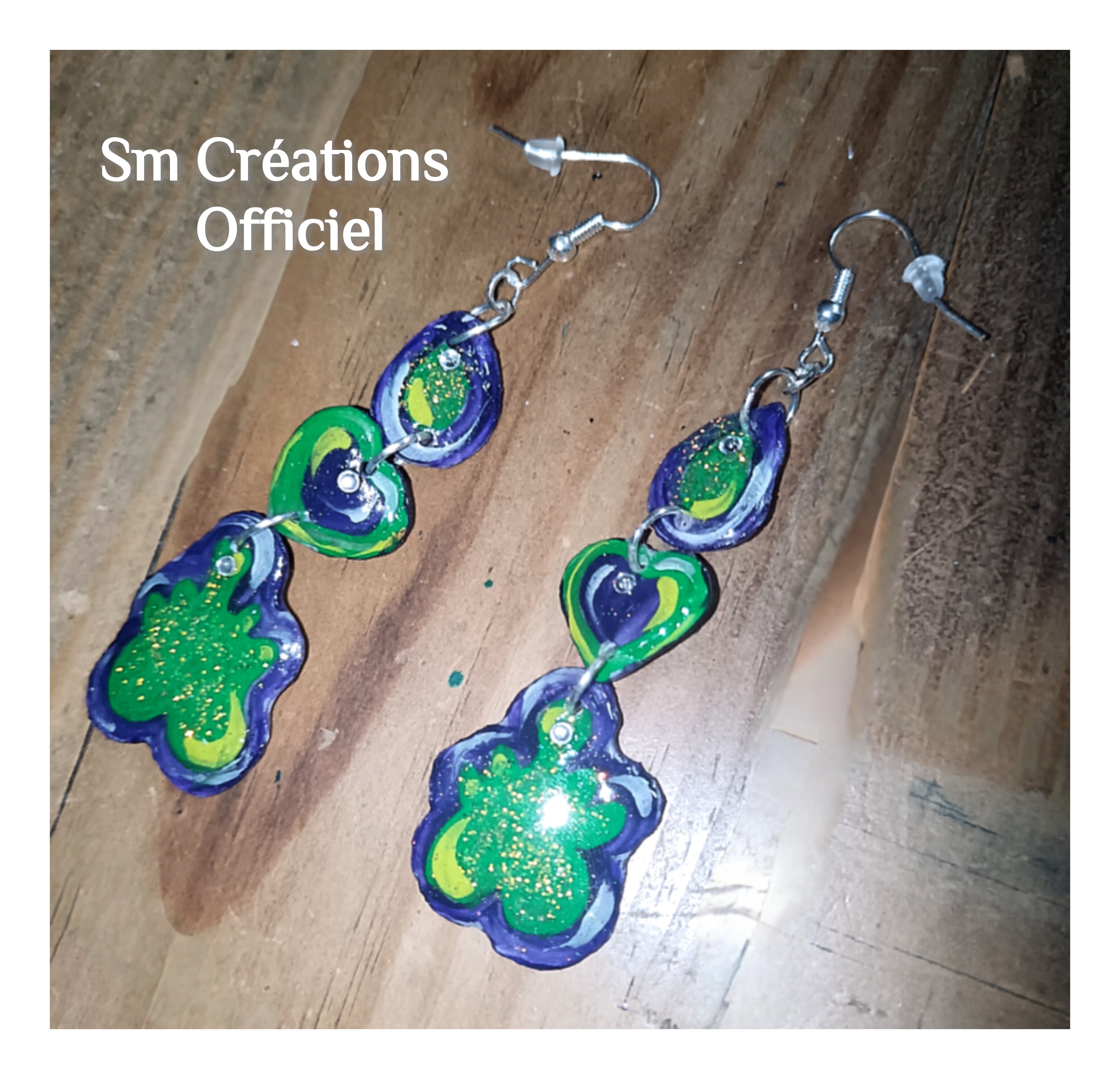 Boucle d'oreille artistique | Fin d'Octobre