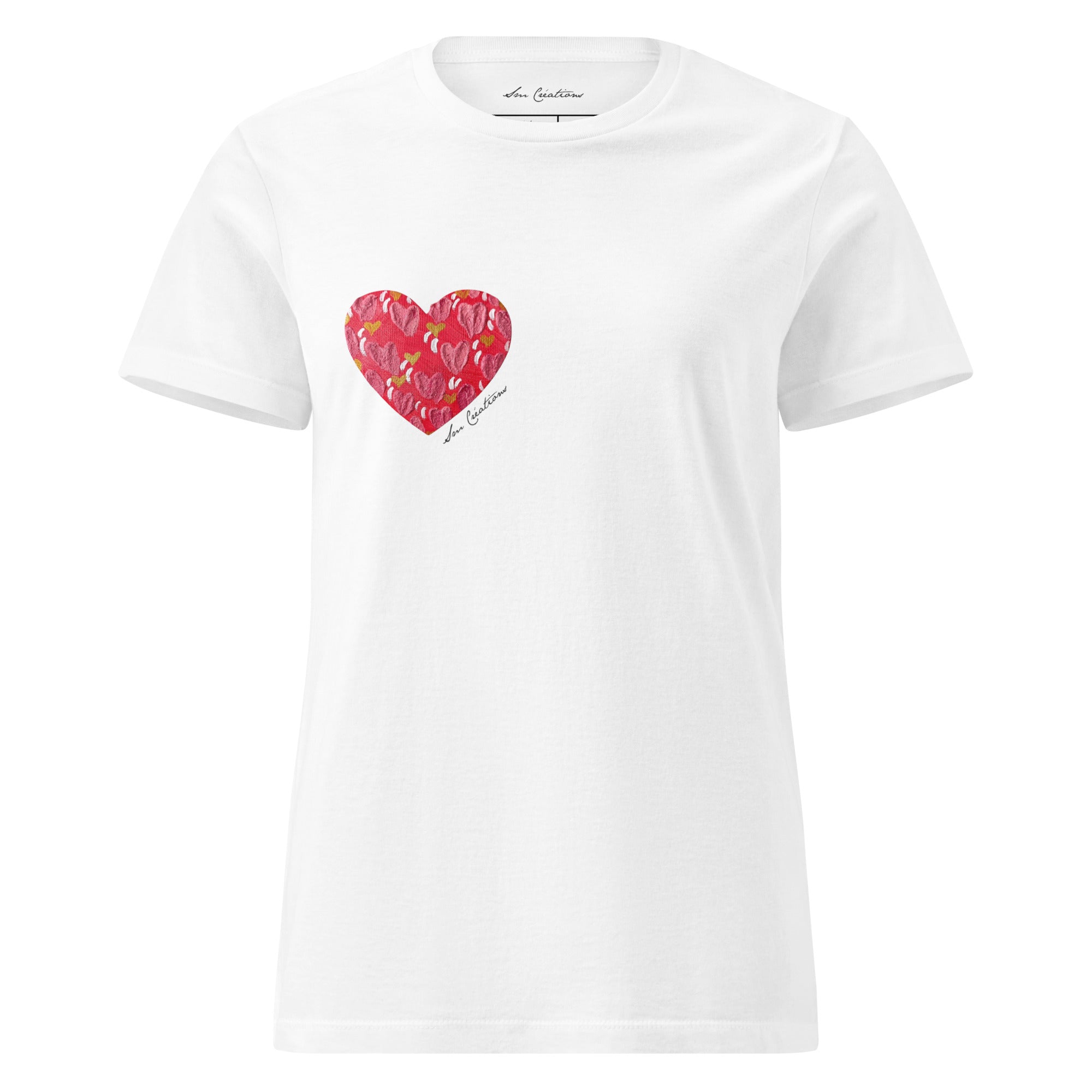T-shirt classique softstyle femme "Eclat de coeur" Edition Spring Summer 2025