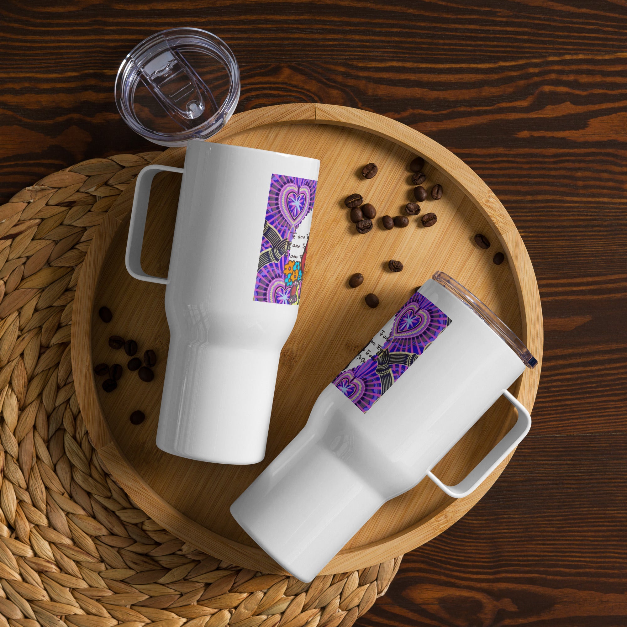 Mug avec anse Idees Cadeaux "Doux Messages" Maxi Format 25 oz - Design Personnage "Petite Mama"2025