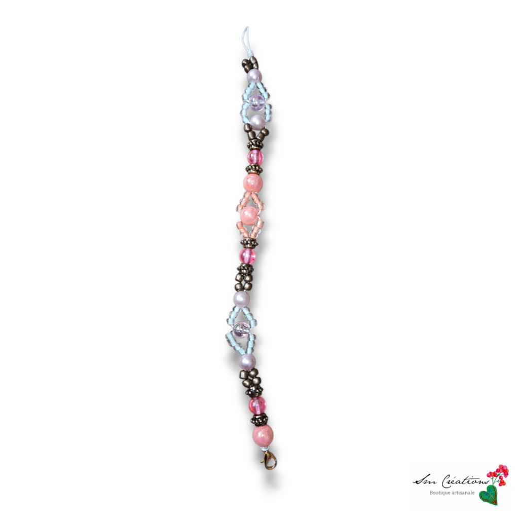 Bracelet Corail - Fabrication Artisanale Exemplaire unique
