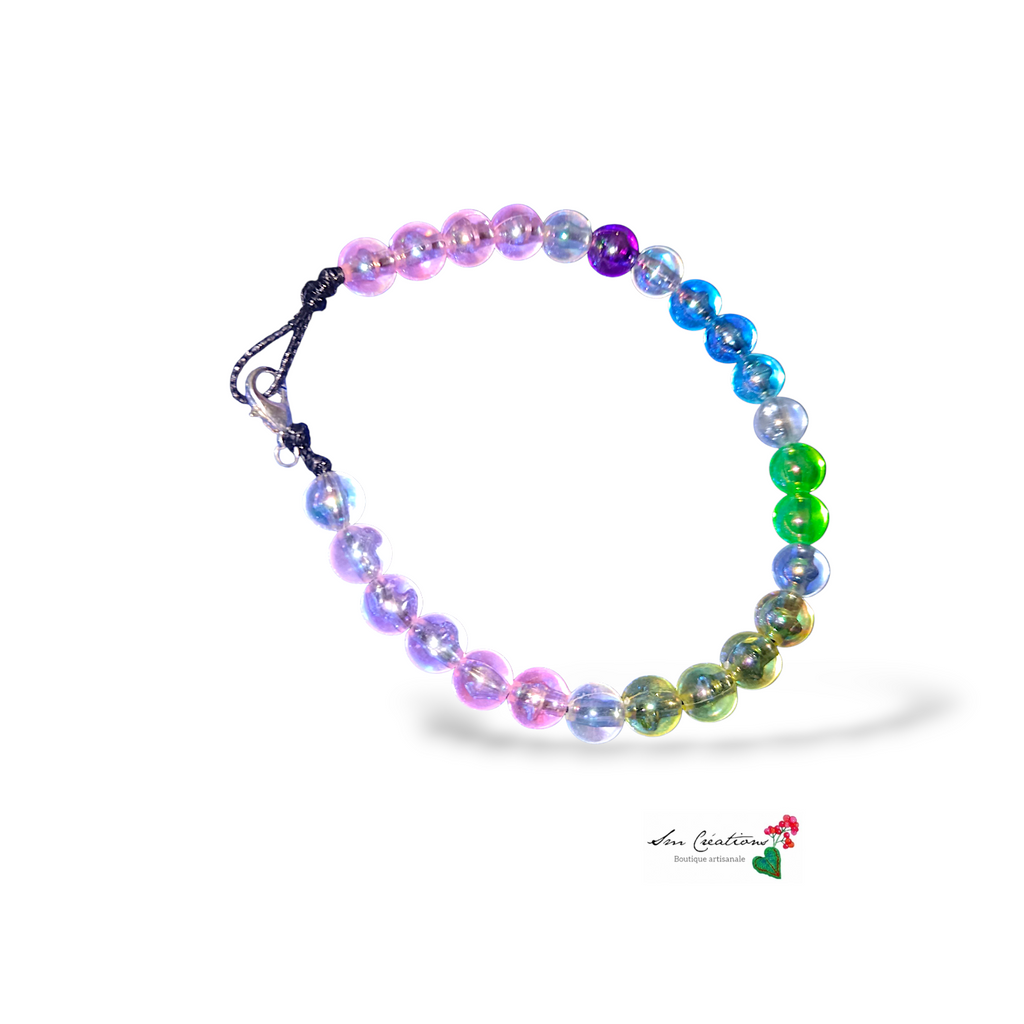 Bracelet Multi-Couleur irisé - Exemplaires uniques