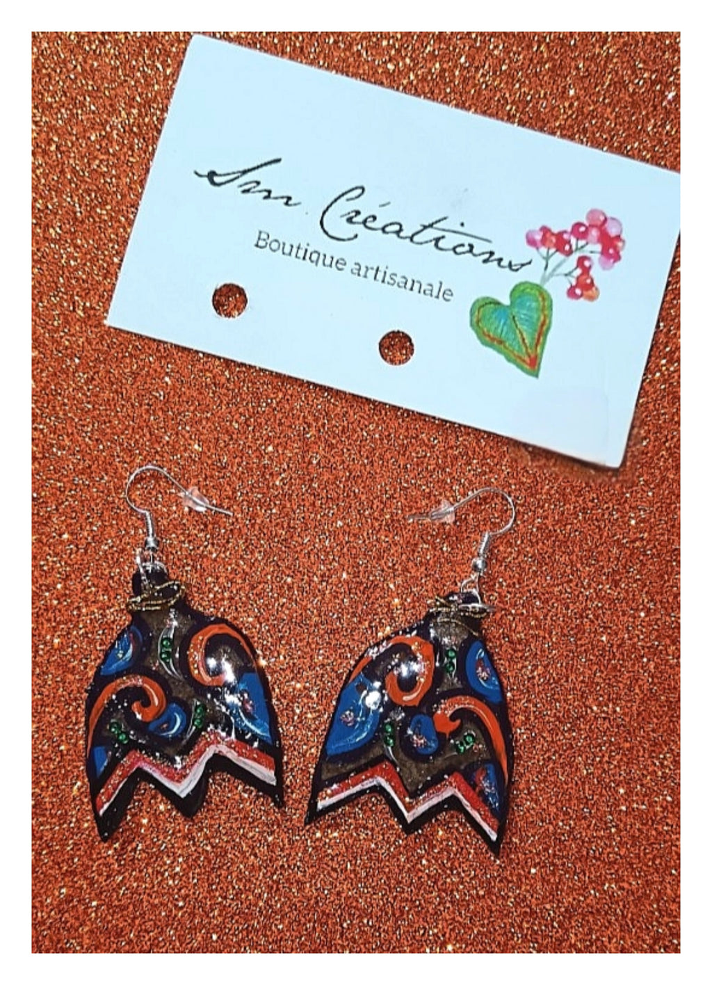 Boucle d'oreille Arte | ''Allô Oui Ne (tkt pas)'' 95% Naturel