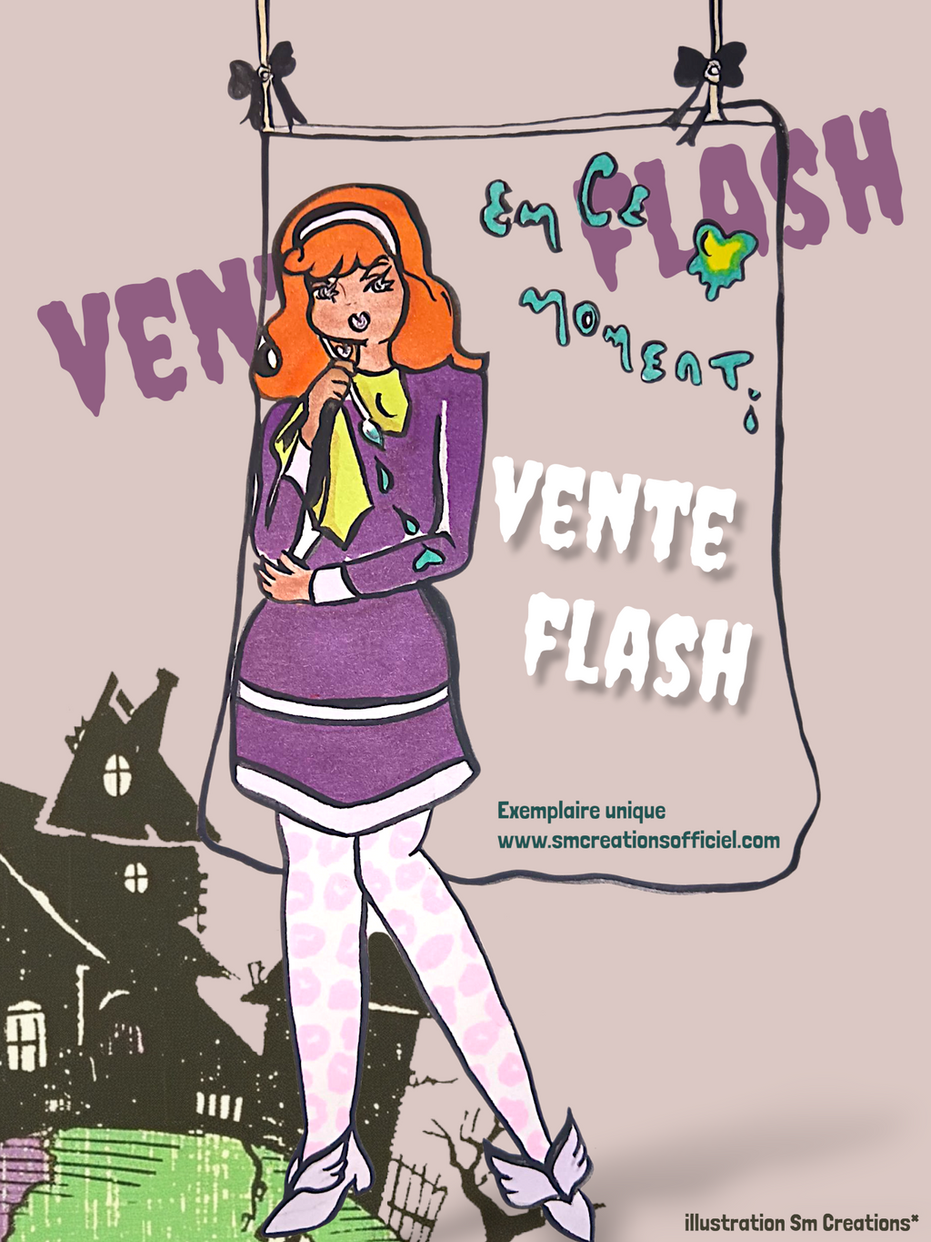 Boucle d'oreille artistique | Fin d'Octobre