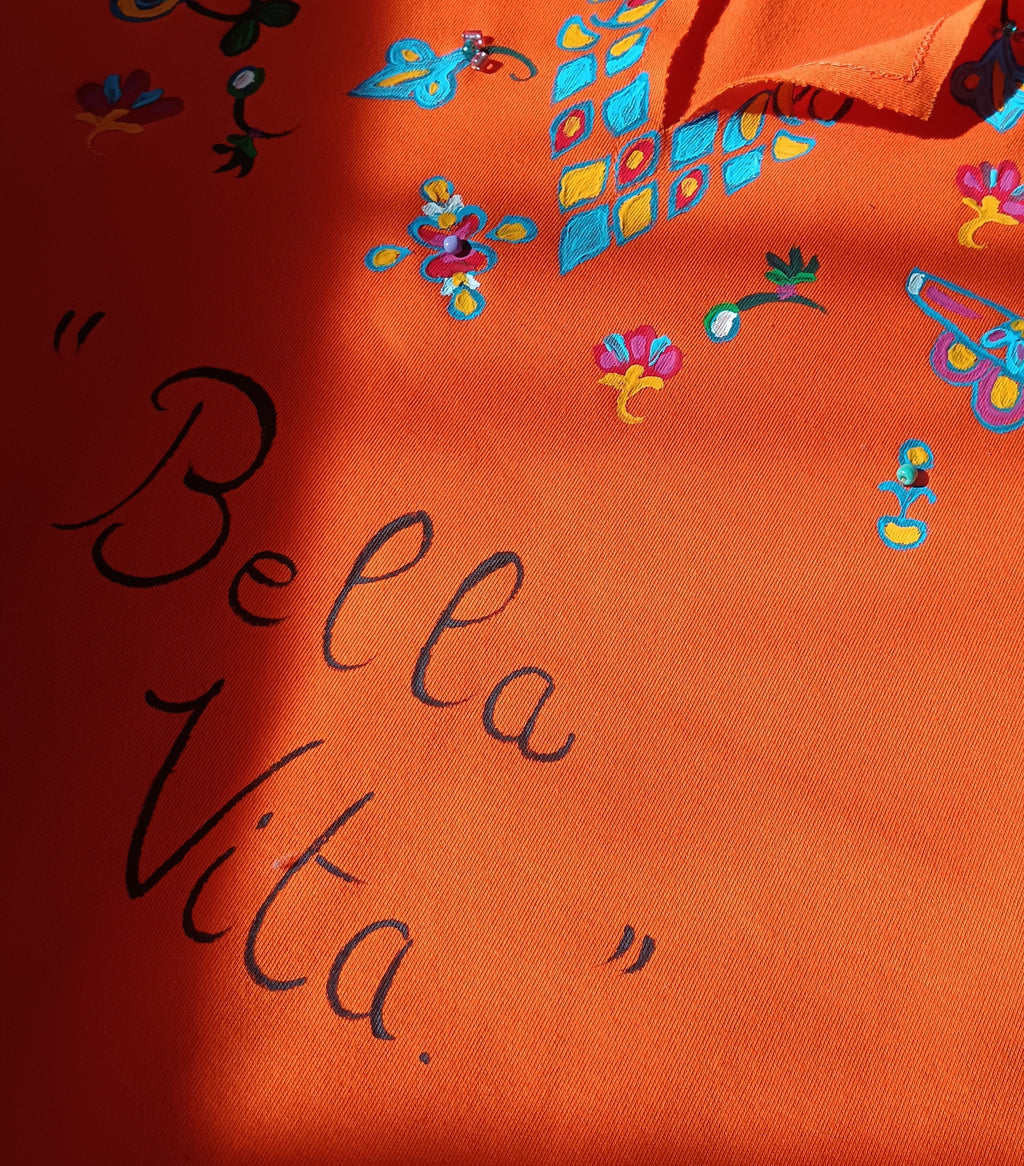 Débardeur ''Bella Vita'' Semi épais - Coton Coloré