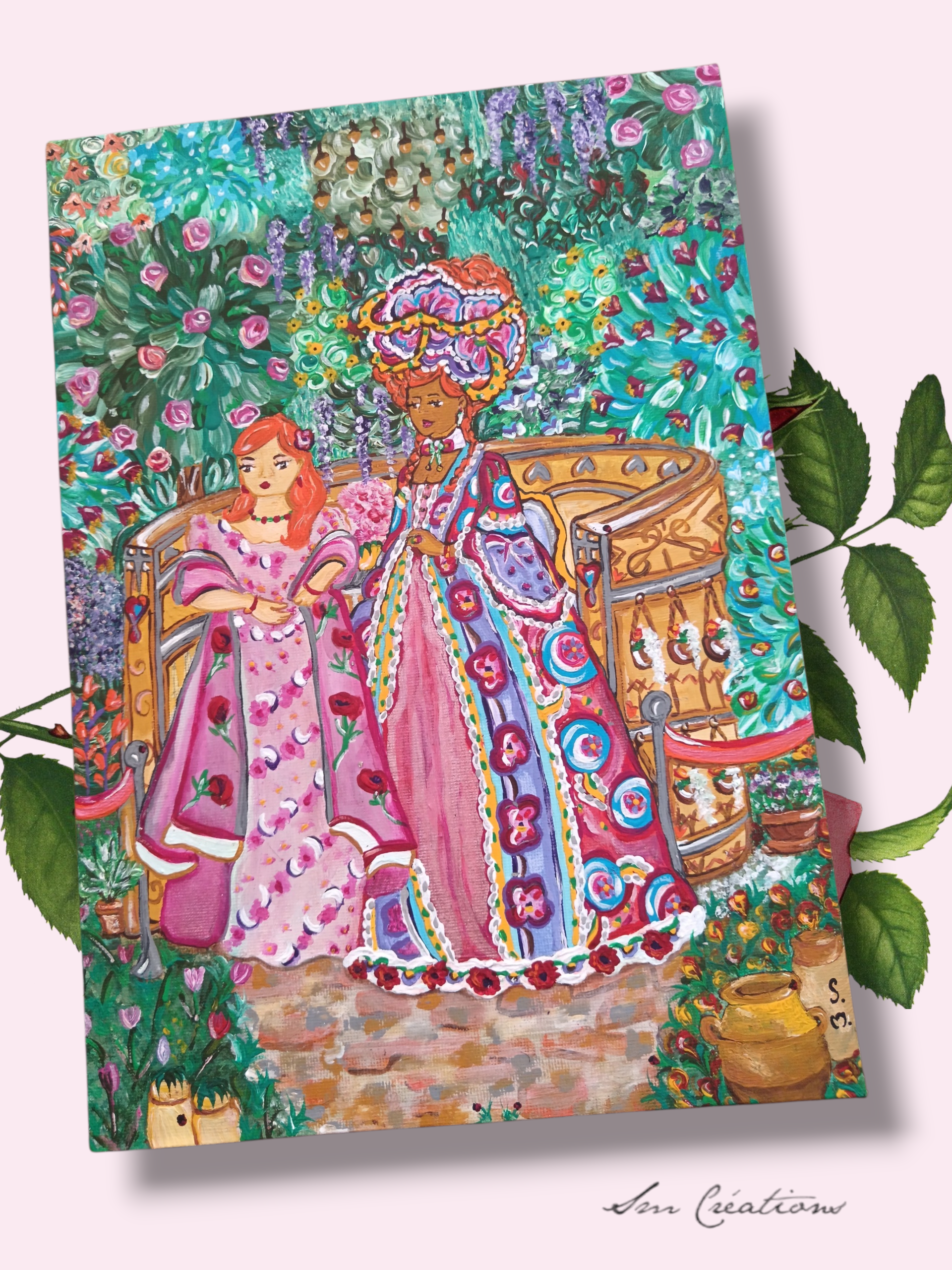 Tableau d'ambiance Art Lover ''Qui Lorraine?'' Exemplaire unique signé avec certificat d'authenticité/ Année 2026