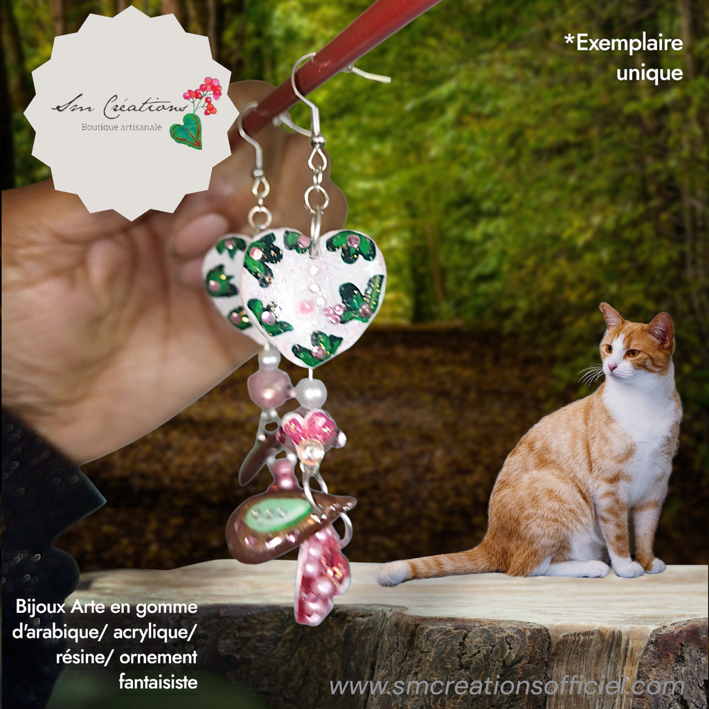 Boucle d'oreille Arte ''Célestine'' | 95% Naturel