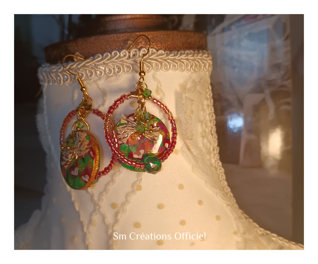 Boucle d'oreille artisanale ''Confetti'' | Edition 2025