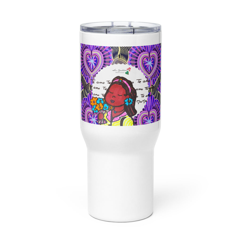 Mug avec anse Idees Cadeaux "Doux Messages" Maxi Format 25 oz - Design Personnage "Petite Mama"2025