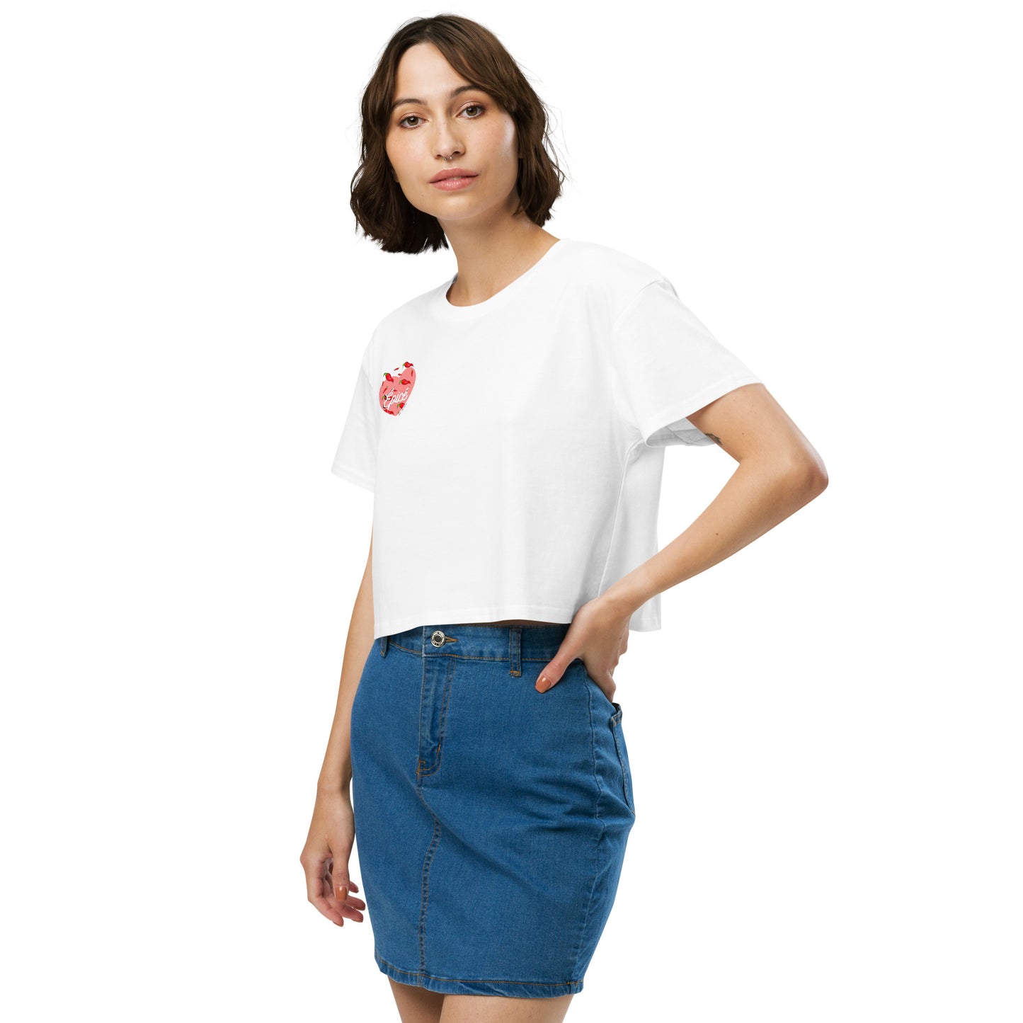 Crop top - Femme "Épicé" Edition limitée Design - Sm Creations 2025 Printemps Été