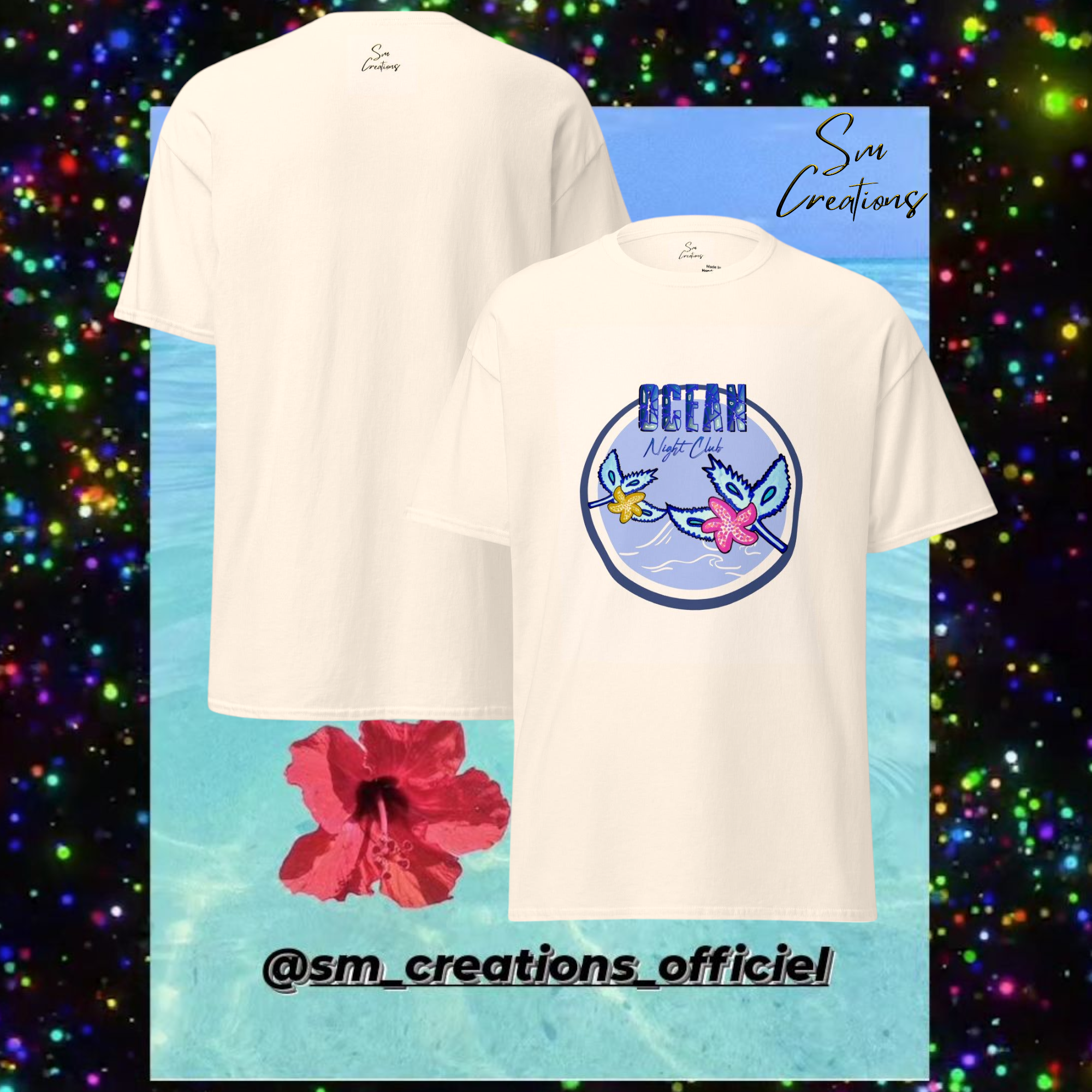 T-shirt classique unisexe '' Ocean night club ''