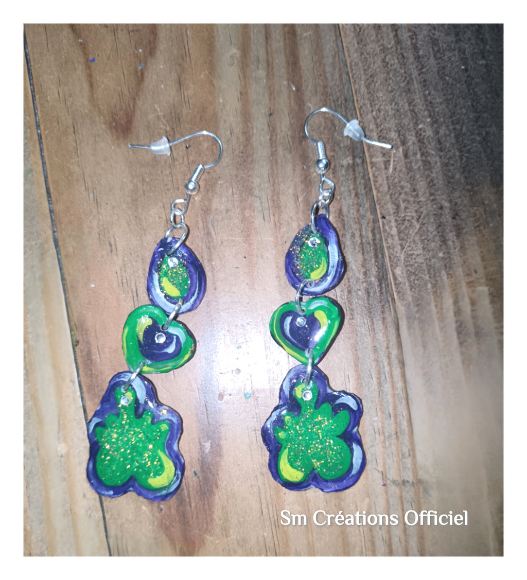 Boucle d'oreille artistique | Fin d'Octobre