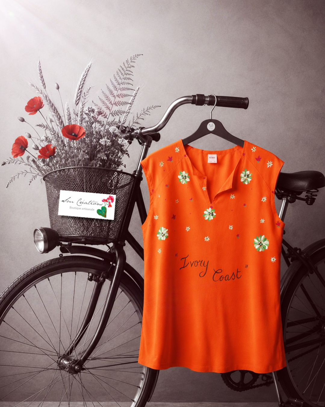 Débardeur ''Ivory Coast'' Semi épais - Coton Coloré