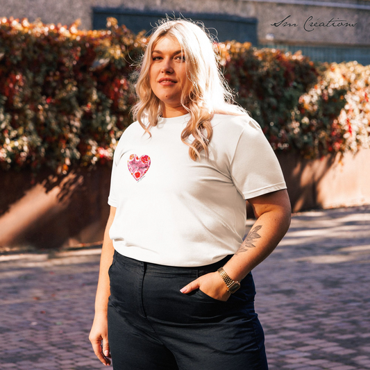 T-shirt unisexe en coton biologique "Te Amo" Design Spring Summer 2025