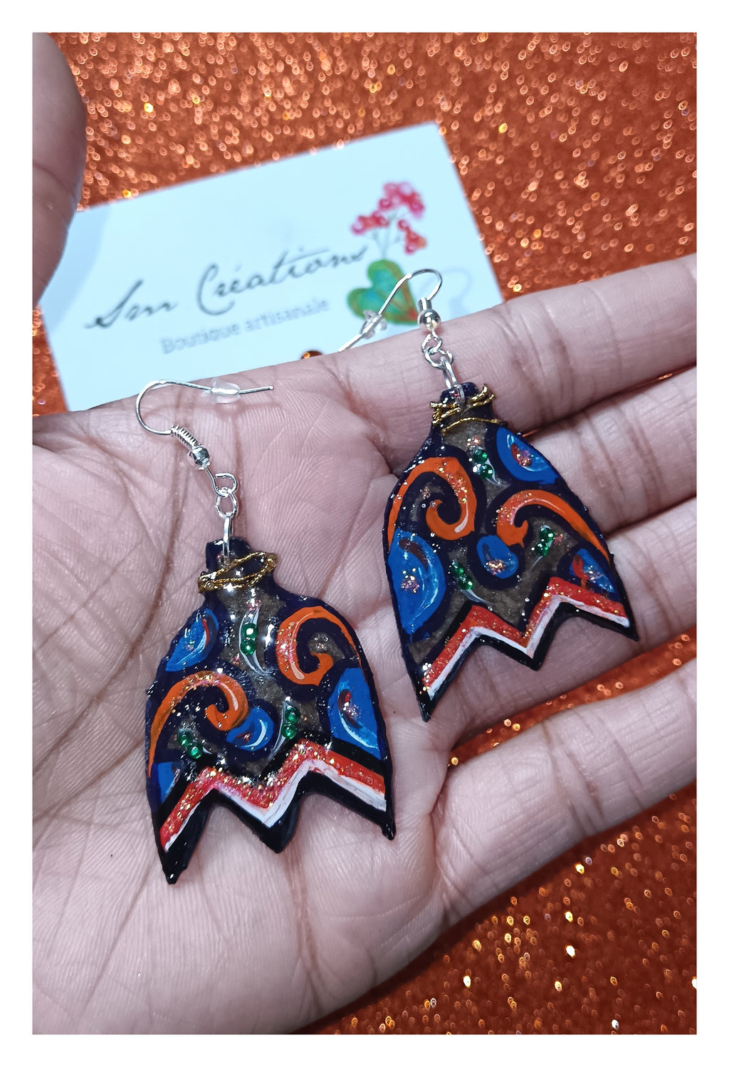 Boucle d'oreille Arte | ''Allô Oui Ne (tkt pas)'' 95% Naturel