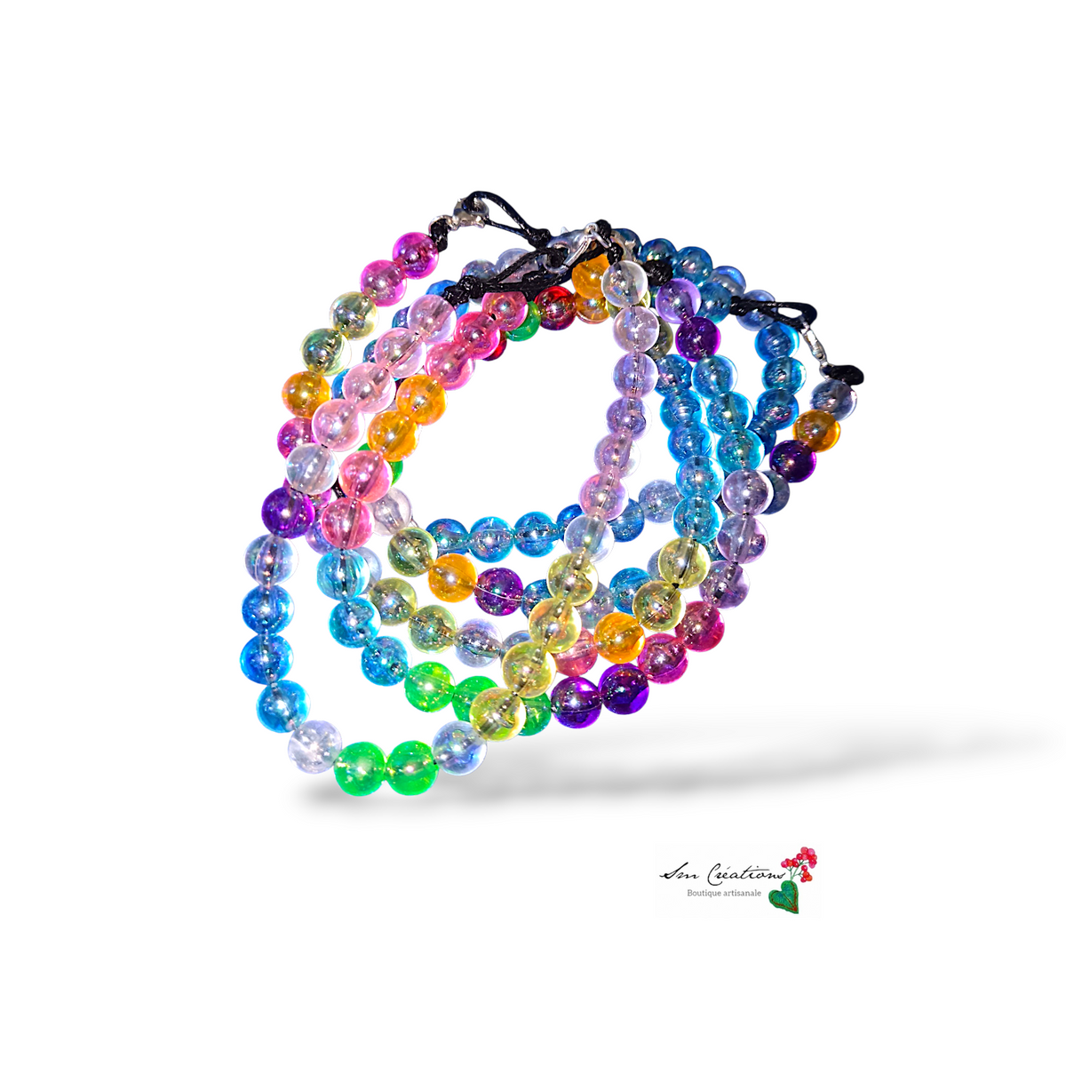 Bracelet Multi-Couleur irisé - Exemplaires uniques