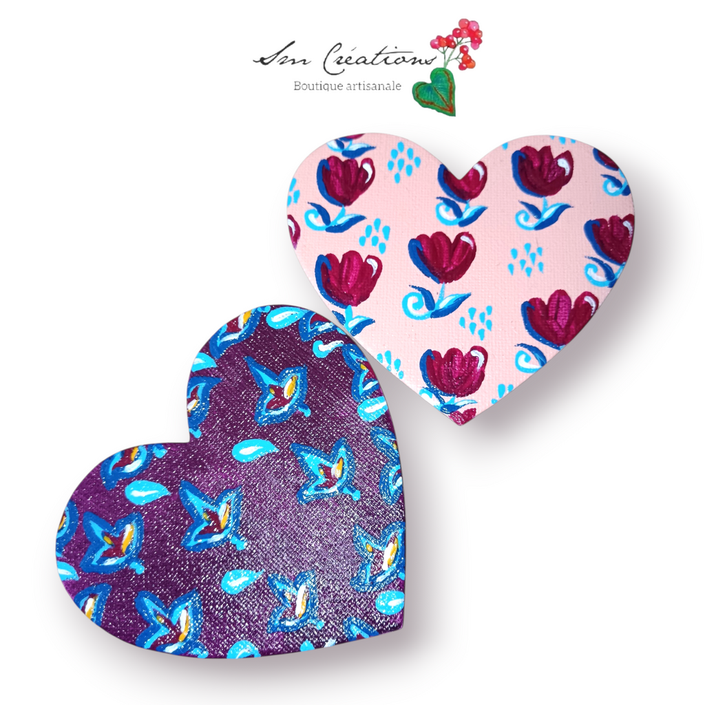 Magnetic slim Art ''Duo de motif'' Handmade with ❤️