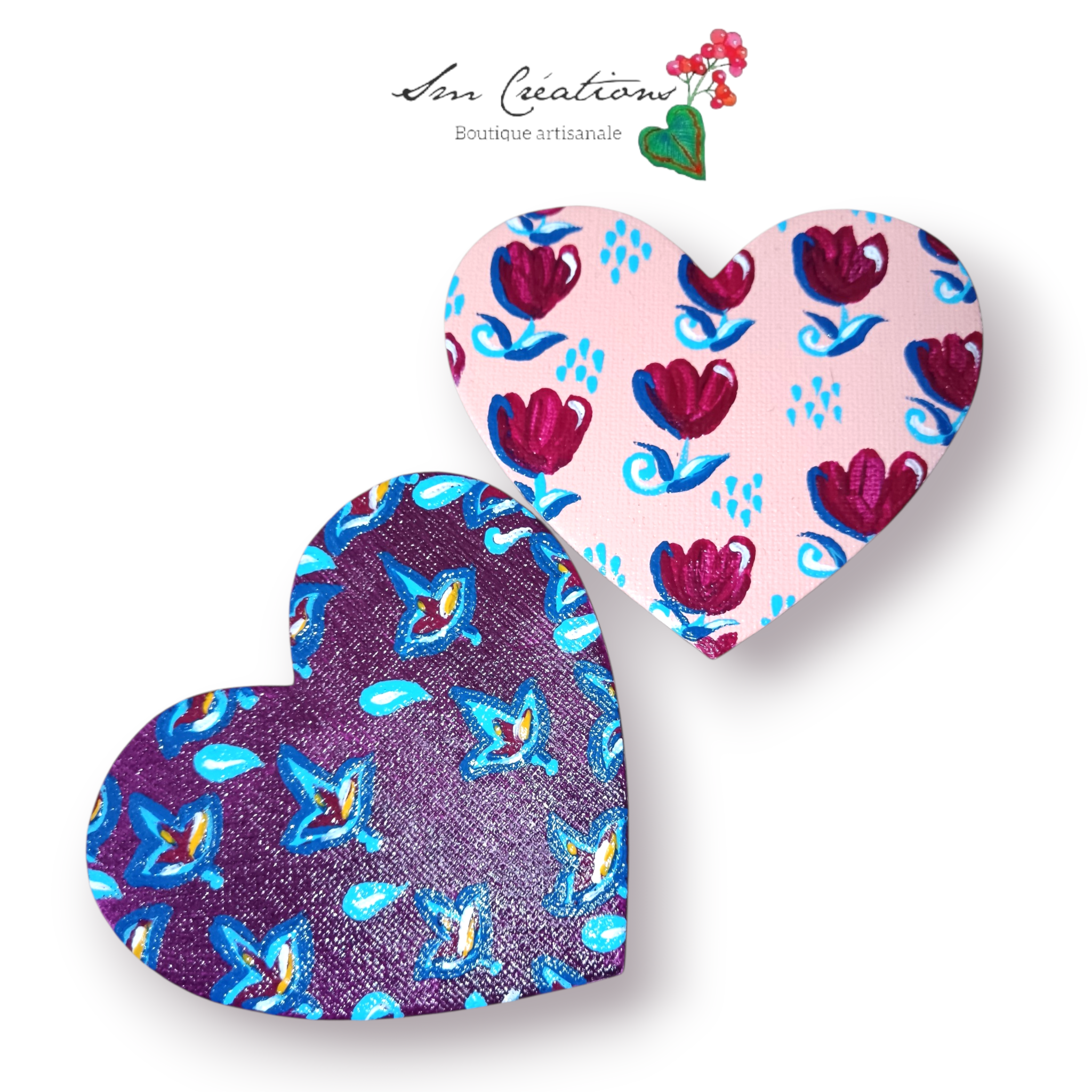 Magnetic slim Art ''Duo de motif'' Handmade with ❤️