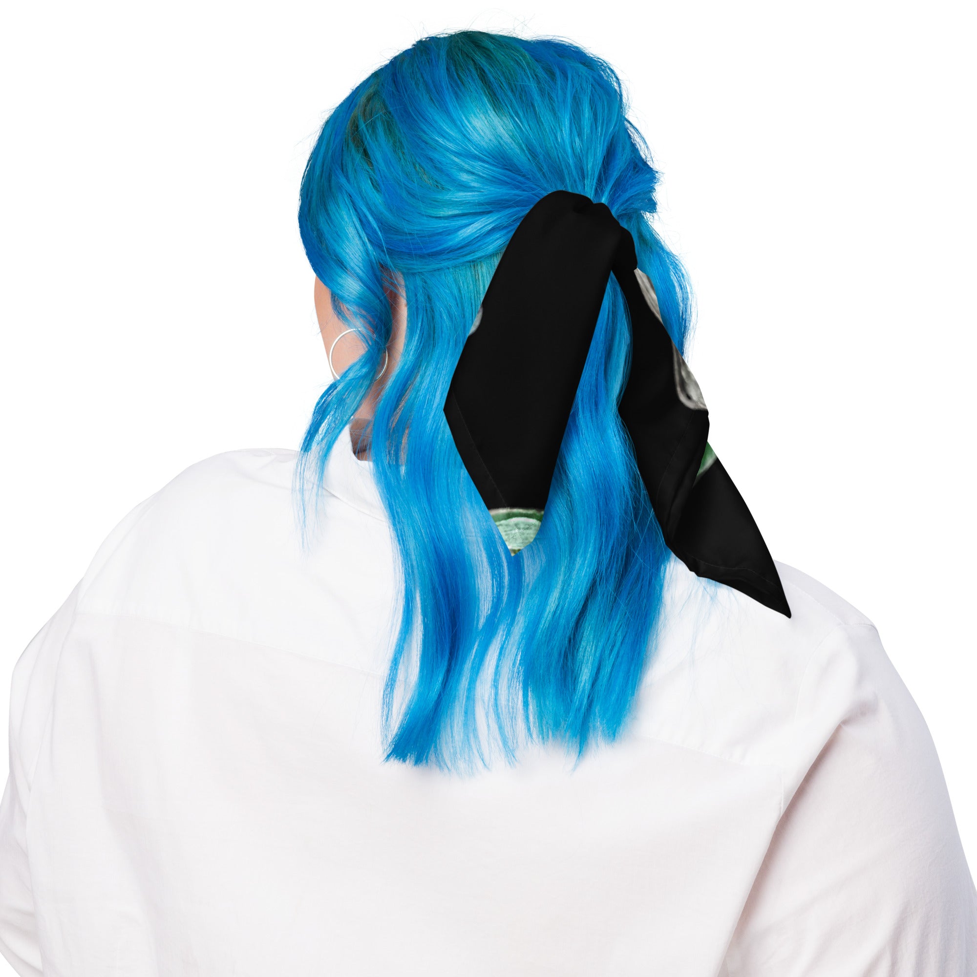Bandana/ Taille Small - Matière recyclée ''Black Fruit''2025 Summer Times