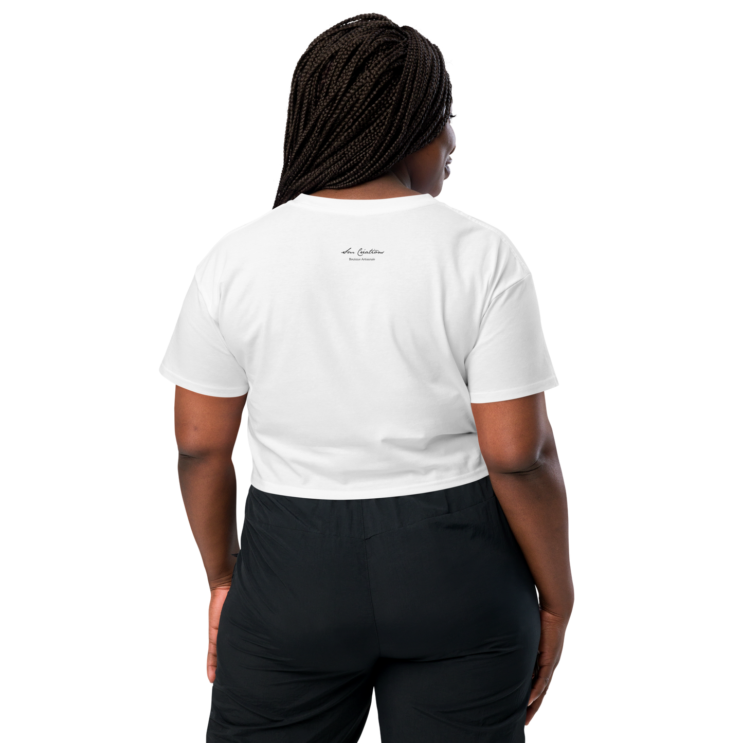 Crop top pour femme "I'm in love Strawberry" Edition limitée Design - Sm Creations 2025
